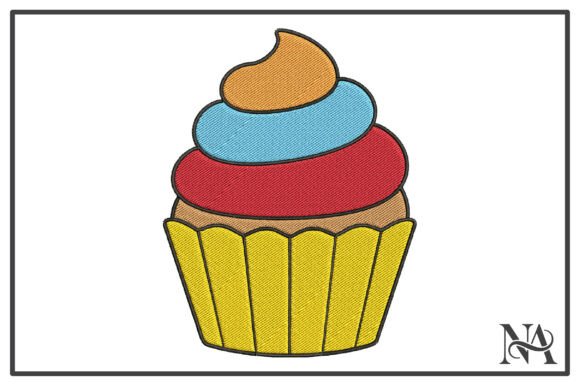 Colorful Cupcake Embroidery Design: A Real Stitch Test