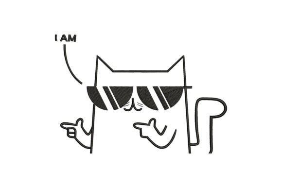 Cool Cat Sunglasses Embroidery: Bold Booth Review