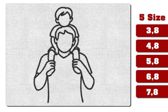 Father Son Minimal Line Embroidery – A Stitcher’s Review