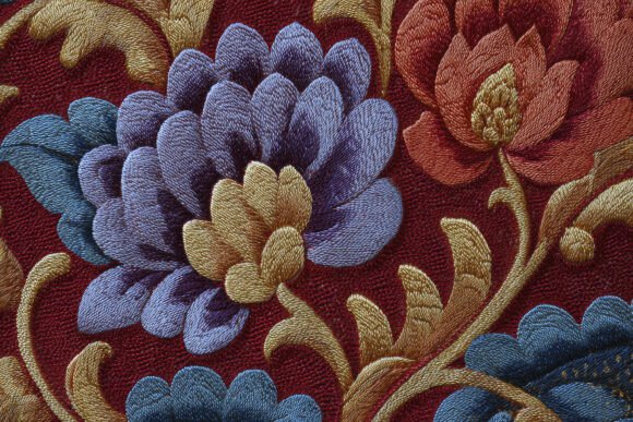 Floral Embroidery Pattern Texture Background Review