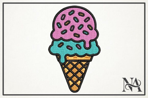 Ice Cream Cone Embroidery Design Seasonal Review