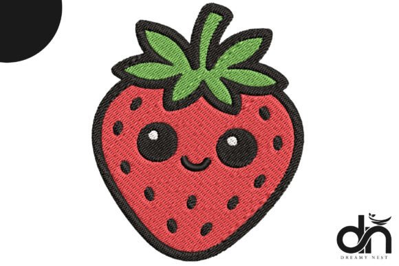 Kawaii Strawberry Embroidery Design: A Designer's Review