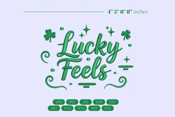Lucky Feels Embroidery Design: A Designer's Take