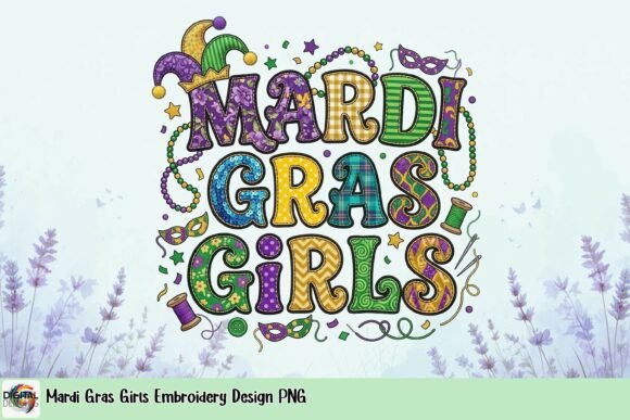 Mardi Gras Girls Embroidery Design PNG: A Designer’s Review