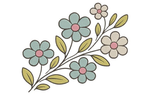 Pastel Floral Branch Embroidery Design: A Maker’s Review
