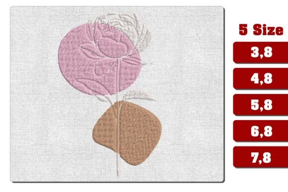 Seasonal Review: Abstract Rose Boho Geometric Embroidery