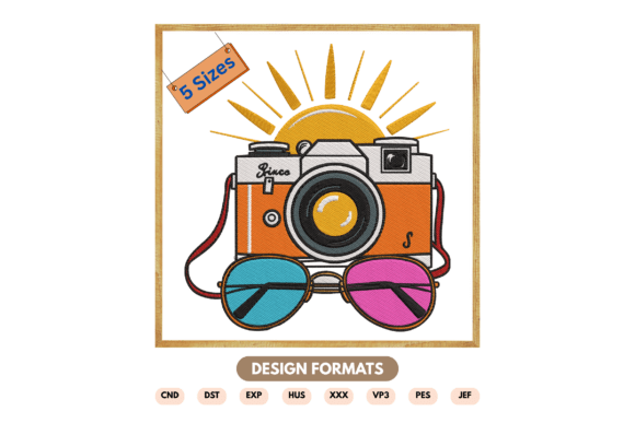Vintage Camera Summer Embroidery Design Review
